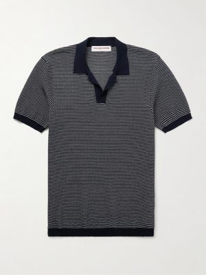 Roddy Waffle-Knit Polo Shirt