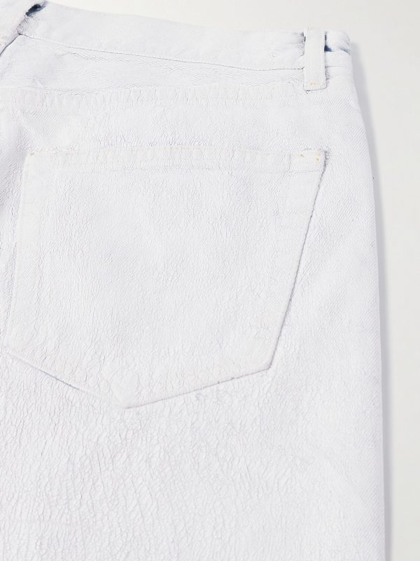 Straight-Leg Coated-Cotton Trousers - CU Straight-Leg Coated-Cotton Trousers - CU