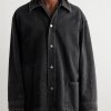 Oversized Paint-Splattered Denim Jacket - FR