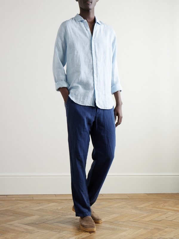 Giles Linen Shirt - OU Giles Linen Shirt - OU