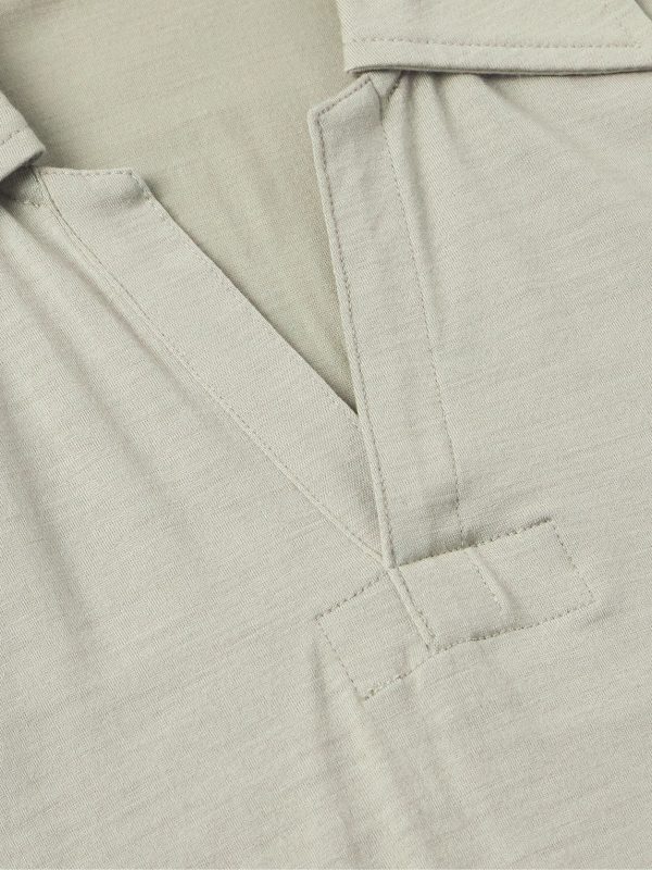 Skipper Wool-Jersey Polo Shirt - CU