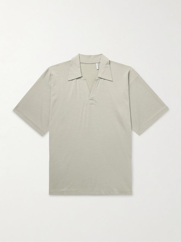 Skipper Wool-Jersey Polo Shirt