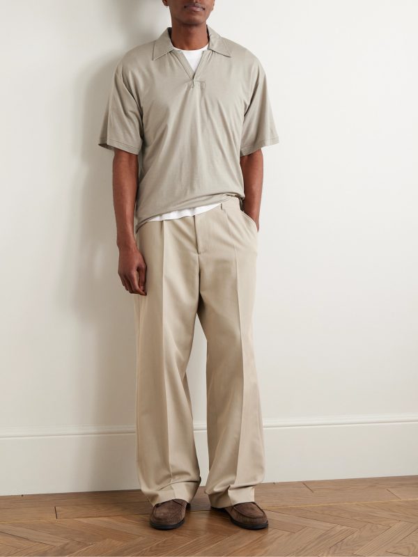 Skipper Wool-Jersey Polo Shirt - OU