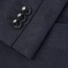 Double-Breasted Linen and Silk-Blend Blazer - CU Double-Breasted Linen and Silk-Blend Blazer - CU