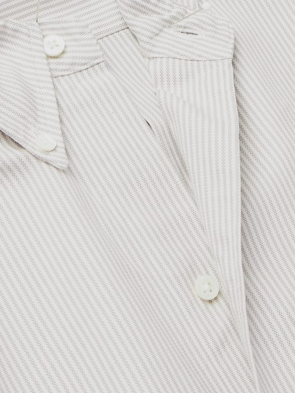 Button-Down Collar Striped Cotton Shirt - CU Button-Down Collar Striped Cotton Shirt - CU
