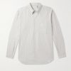 Button-Down Collar Striped Cotton Shirt Button-Down Collar Striped Cotton Shirt