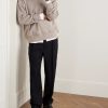 Suvin Cotton-Jersey Half-Zip Sweatshirt - OU
