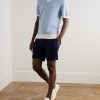 Horton Slim-Fit Wool and Cotton-Blend Polo Shirt - OU