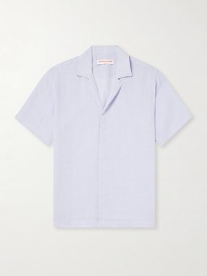 Maitan II Camp-Collar Linen Shirt