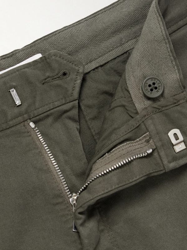 Fallon Straight-Leg Organic Cotton-Blend Twill Trousers - E1 Fallon Straight-Leg Organic Cotton-Blend Twill Trousers - E1