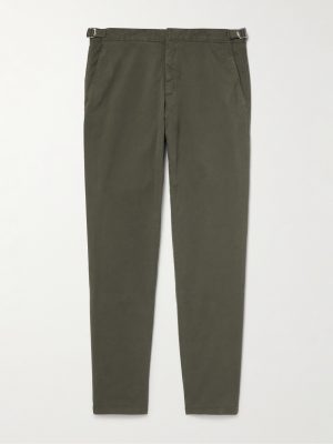 Fallon Straight-Leg Organic Cotton-Blend Twill Trousers Fallon Straight-Leg Organic Cotton-Blend Twill Trousers