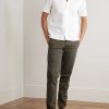 Fallon Straight-Leg Organic Cotton-Blend Twill Trousers - OU Fallon Straight-Leg Organic Cotton-Blend Twill Trousers - OU