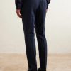 Griffon Tapered Linen Trousers - BK Griffon Tapered Linen Trousers - BK
