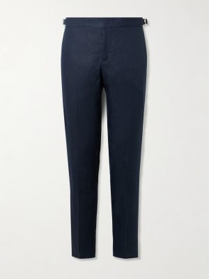 Griffon Tapered Linen Trousers