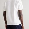 Maitan Camp-Collar Crocheted Cotton Shirt - BK Maitan Camp-Collar Crocheted Cotton Shirt - BK