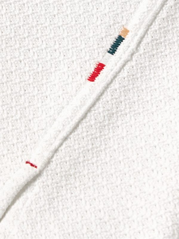 Maitan Camp-Collar Crocheted Cotton Shirt - CU Maitan Camp-Collar Crocheted Cotton Shirt - CU