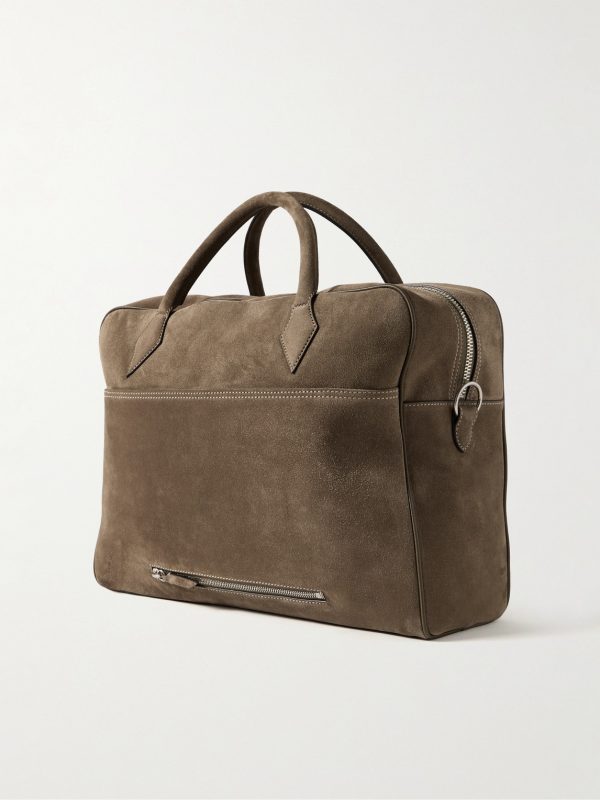 Closer All Day Suede Briefcase - BK Closer All Day Suede Briefcase - BK