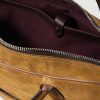 Closer Slim Leather-Trimmed Suede Briefcase - E1 Closer Slim Leather-Trimmed Suede Briefcase - E1