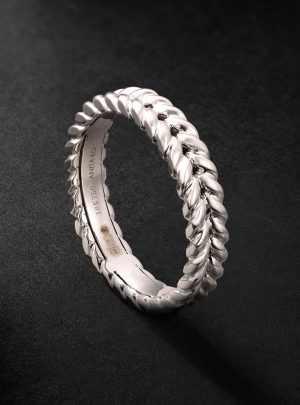 Braided 18-Karat White Gold Ring Braided 18-Karat White Gold Ring