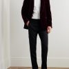 Slim-Fit Shawl-Collar Cotton-Velvet Tuxedo Jacket - OU Slim-Fit Shawl-Collar Cotton-Velvet Tuxedo Jacket - OU