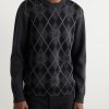 Argyle Wool-Blend Sweater - FR Argyle Wool-Blend Sweater - FR