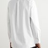 Logo-Embellished Cotton Oxford Shirt - BK Logo-Embellished Cotton Oxford Shirt - BK
