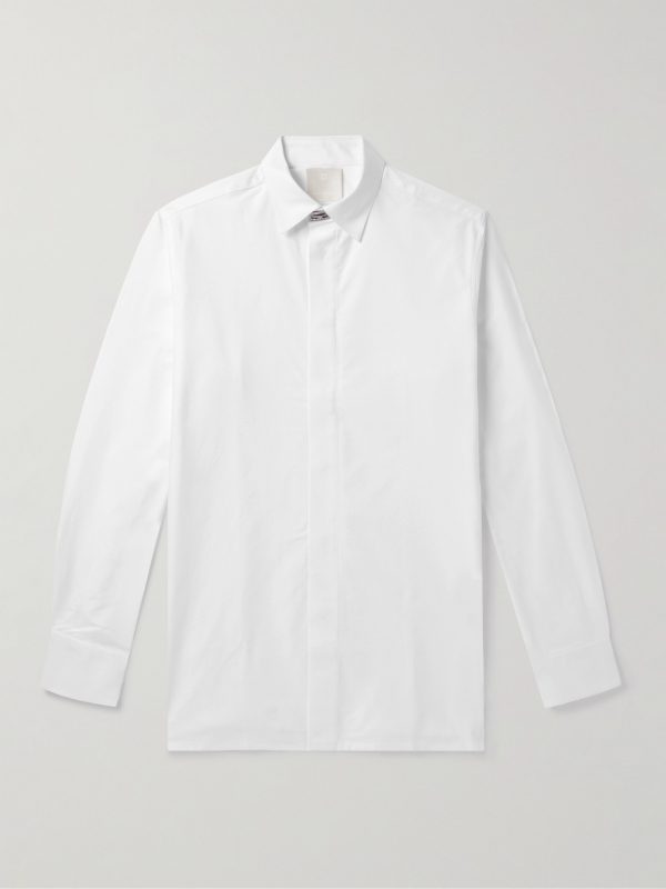 Logo-Embellished Cotton Oxford Shirt Logo-Embellished Cotton Oxford Shirt