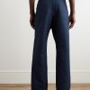 Straight-Leg Logo-Jacquard Cotton-Blend Trousers - BK Straight-Leg Logo-Jacquard Cotton-Blend Trousers - BK