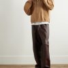 Logo-Jacquard Denim Hooded Jacket - OU Logo-Jacquard Denim Hooded Jacket - OU