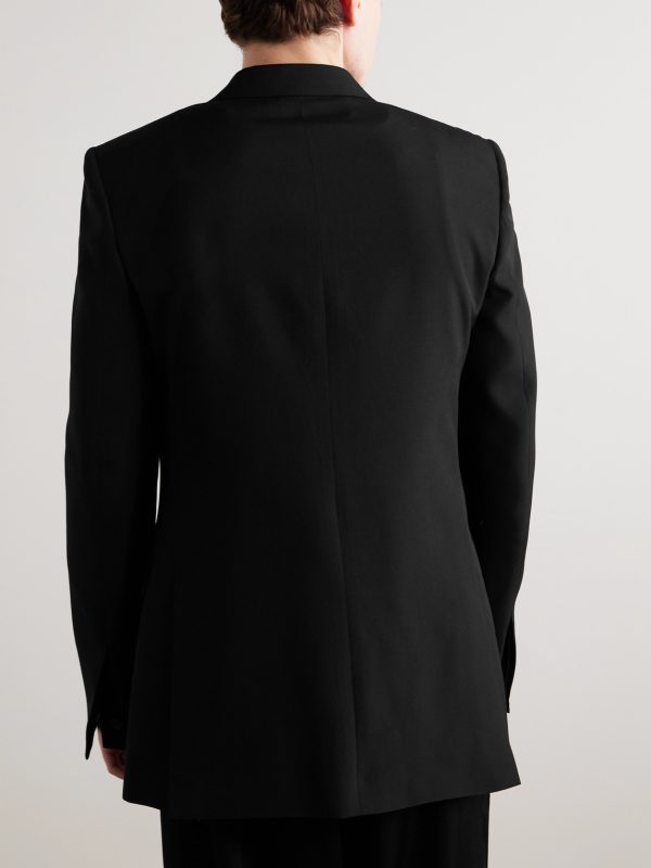 Slim-Fit Wool Blazer - BK Slim-Fit Wool Blazer - BK