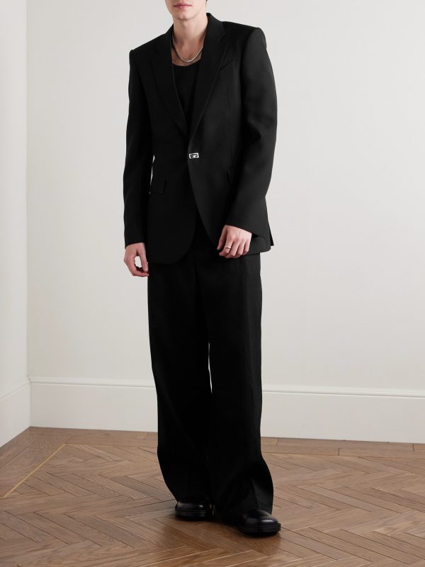 Slim-Fit Wool Blazer - OU Slim-Fit Wool Blazer - OU
