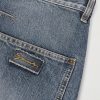 Straight-Leg Logo-Embroidered Jeans - CU Straight-Leg Logo-Embroidered Jeans - CU