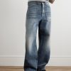 Straight-Leg Logo-Embroidered Jeans - FR Straight-Leg Logo-Embroidered Jeans - FR