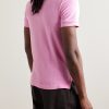 Slim-Fit Cotton-Blend Terry Polo Shirt - BK Slim-Fit Cotton-Blend Terry Polo Shirt - BK
