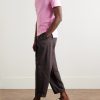 Slim-Fit Cotton-Blend Terry Polo Shirt - OU Slim-Fit Cotton-Blend Terry Polo Shirt - OU