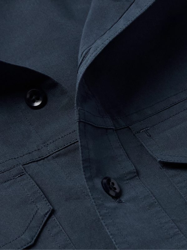 Cotton and Silk-Blend Poplin Shirt - CU Cotton and Silk-Blend Poplin Shirt - CU