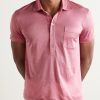 Slim-Fit Silk and Linen-Blend Polo Shirt - FR Slim-Fit Silk and Linen-Blend Polo Shirt - FR