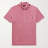 Slim-Fit Silk and Linen-Blend Polo Shirt Slim-Fit Silk and Linen-Blend Polo Shirt