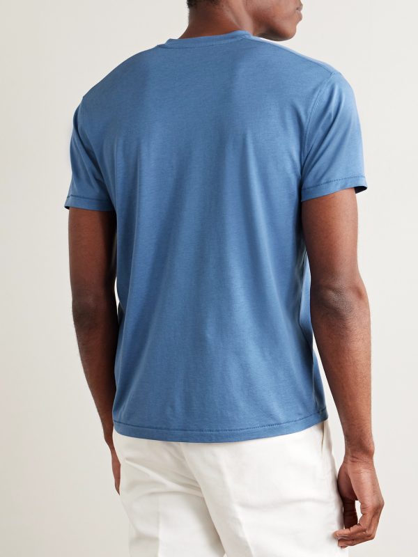 Slim-Fit Lyocell and Cotton-Blend Jersey T-Shirt - BK