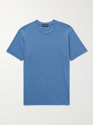 Slim-Fit Lyocell and Cotton-Blend Jersey T-Shirt Slim-Fit Lyocell and Cotton-Blend Jersey T-Shirt