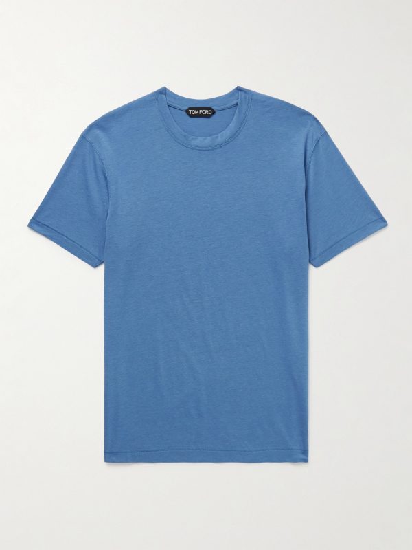Slim-Fit Lyocell and Cotton-Blend Jersey T-Shirt