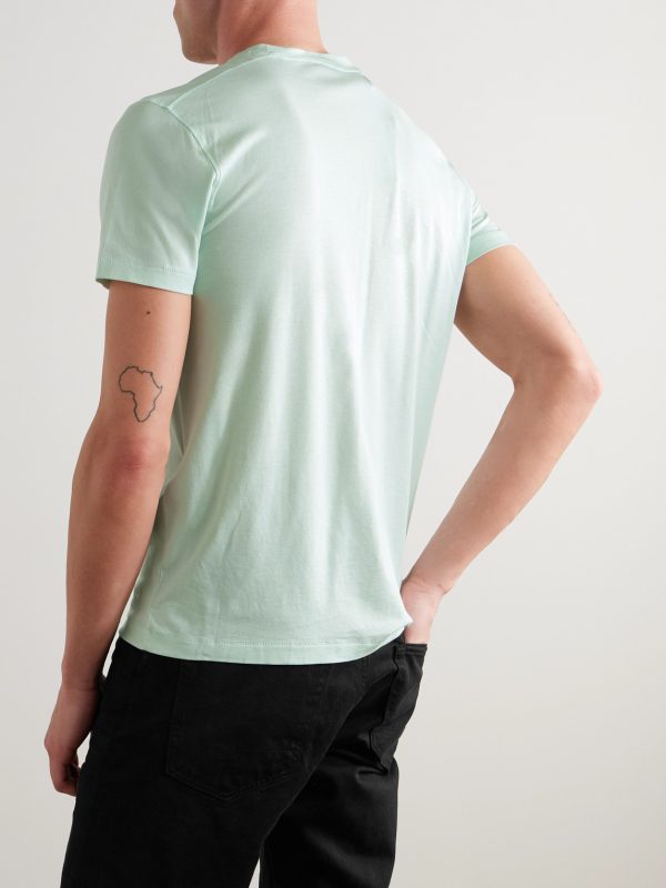Slim-Fit Lyocell and Cotton-Blend Jersey T-Shirt - BK