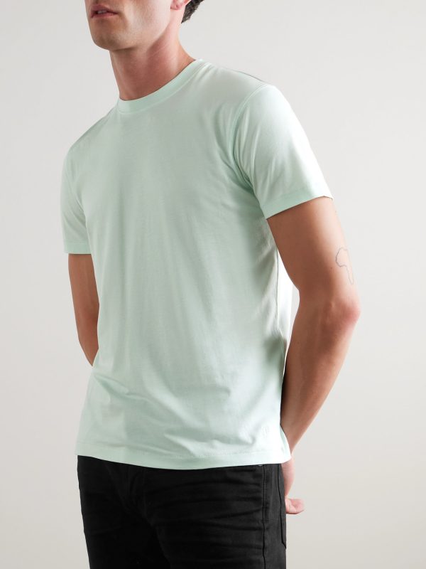 Slim-Fit Lyocell and Cotton-Blend Jersey T-Shirt - FR