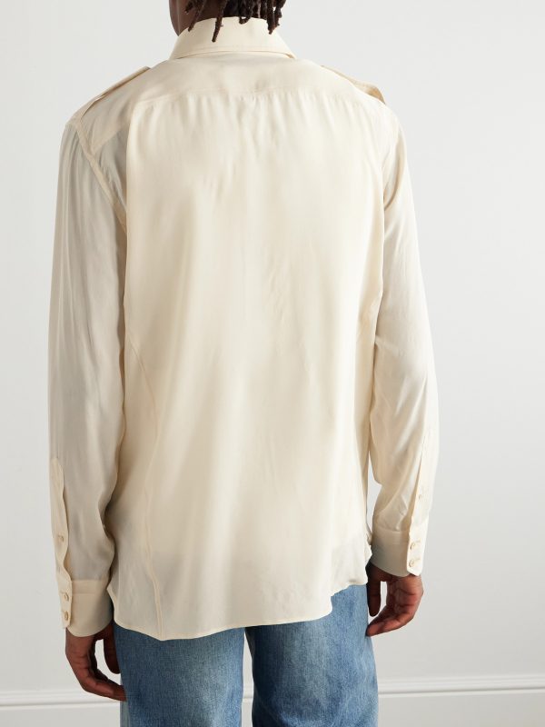 Oversized Silk Shirt - BK