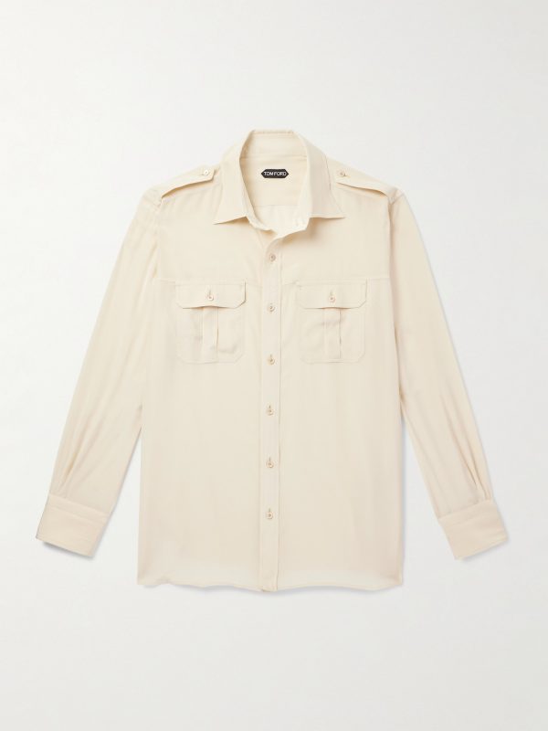 Oversized Silk Shirt
