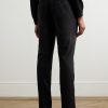 Slim-Fit Silk and Wool-Blend Trousers - BK