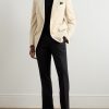 Slim-Fit Silk and Wool-Blend Trousers - OU