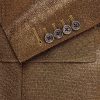 Slim-Fit Croc-Effect Coated Wool-Blend Tuxedo Jacket - CU