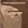 Slim-Fit Croc-Effect Coated Wool-Blend Tuxedo Jacket - E1