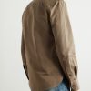 Cotton and Silk-Blend Poplin Shirt - BK Cotton and Silk-Blend Poplin Shirt - BK